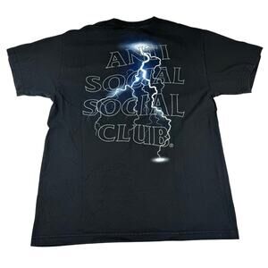Anti Social Social Club Lightning Tee Black Large